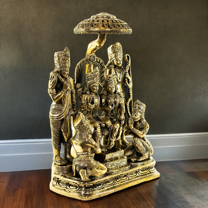 Buy Ram Darbar Solid Brass Idol - 15 inch Nikuressence