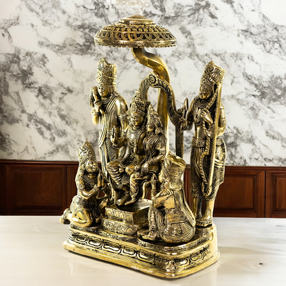 Buy Ram Darbar Solid Brass Idol - 15 inch Nikuressence
