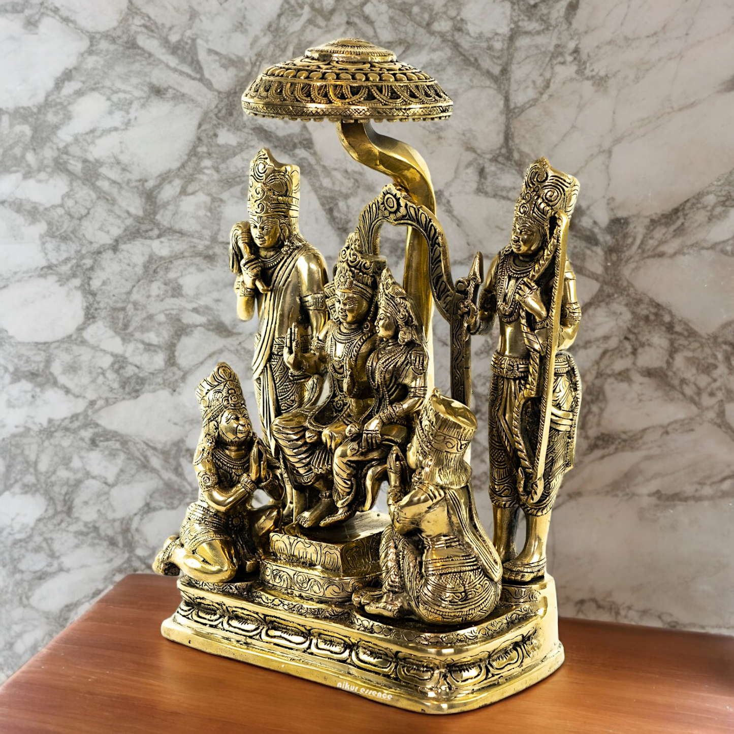 Buy Ram Darbar Solid Brass Idol - 15 inch Nikuressence