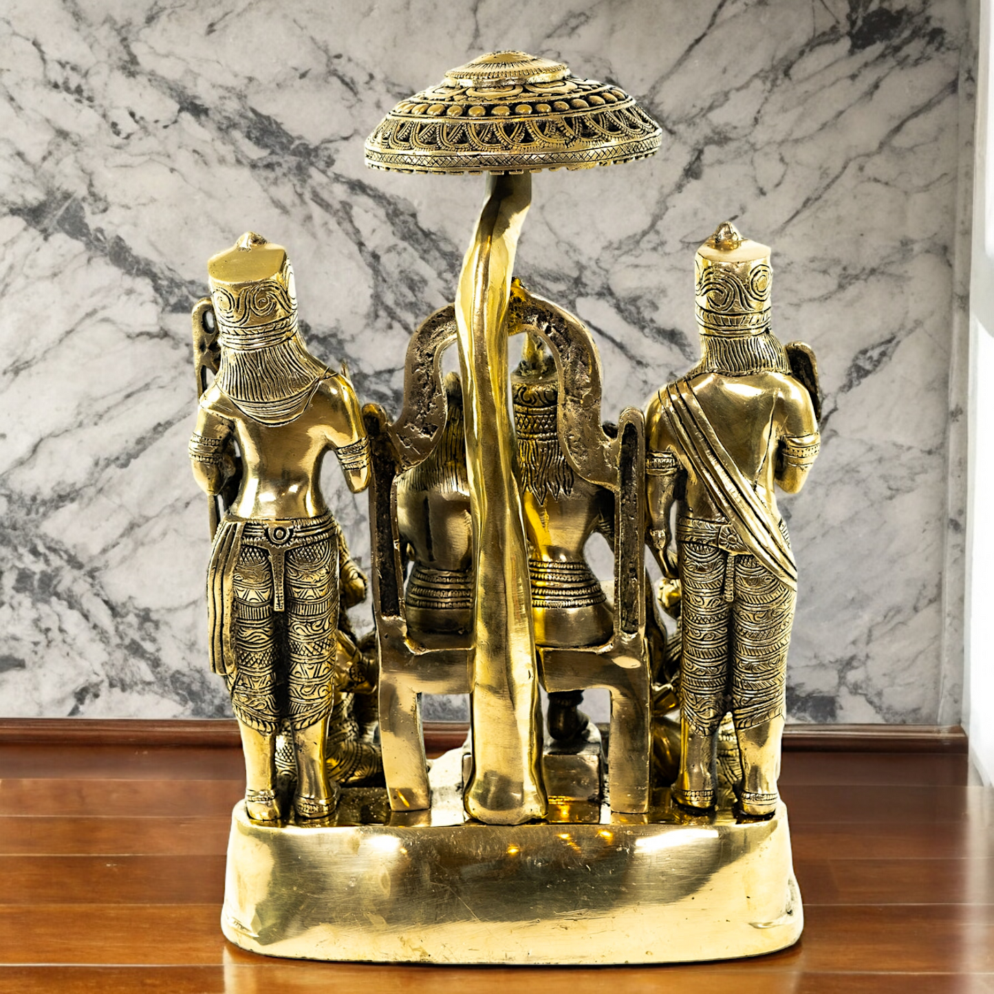 Buy Ram Darbar Solid Brass Idol - 15 inch Nikuressence