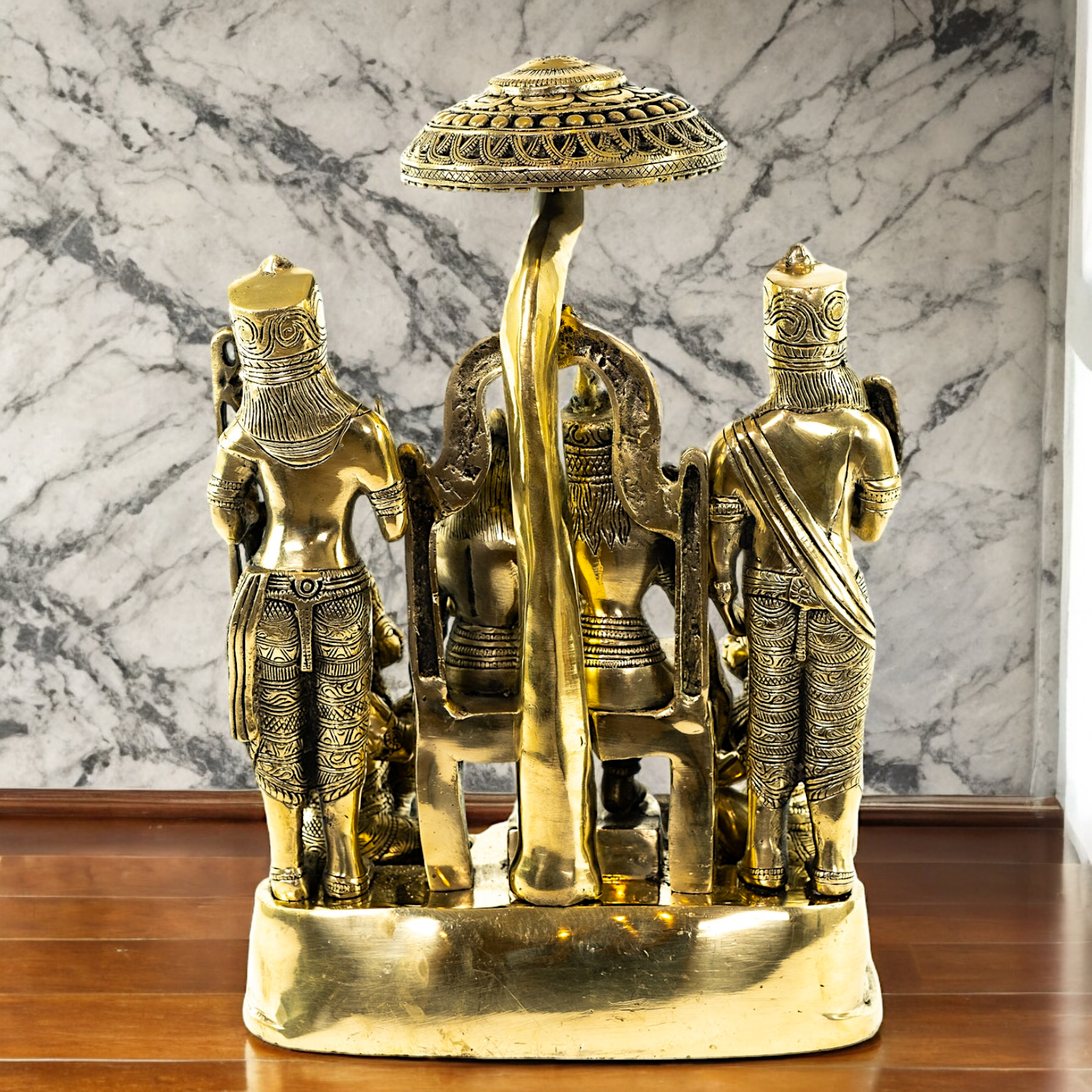 Buy Ram Darbar Solid Brass Idol - 15 inch Nikuressence