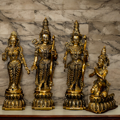 Buy Ram Darbar Idol Solid Brass - 12 inches Nikuressence