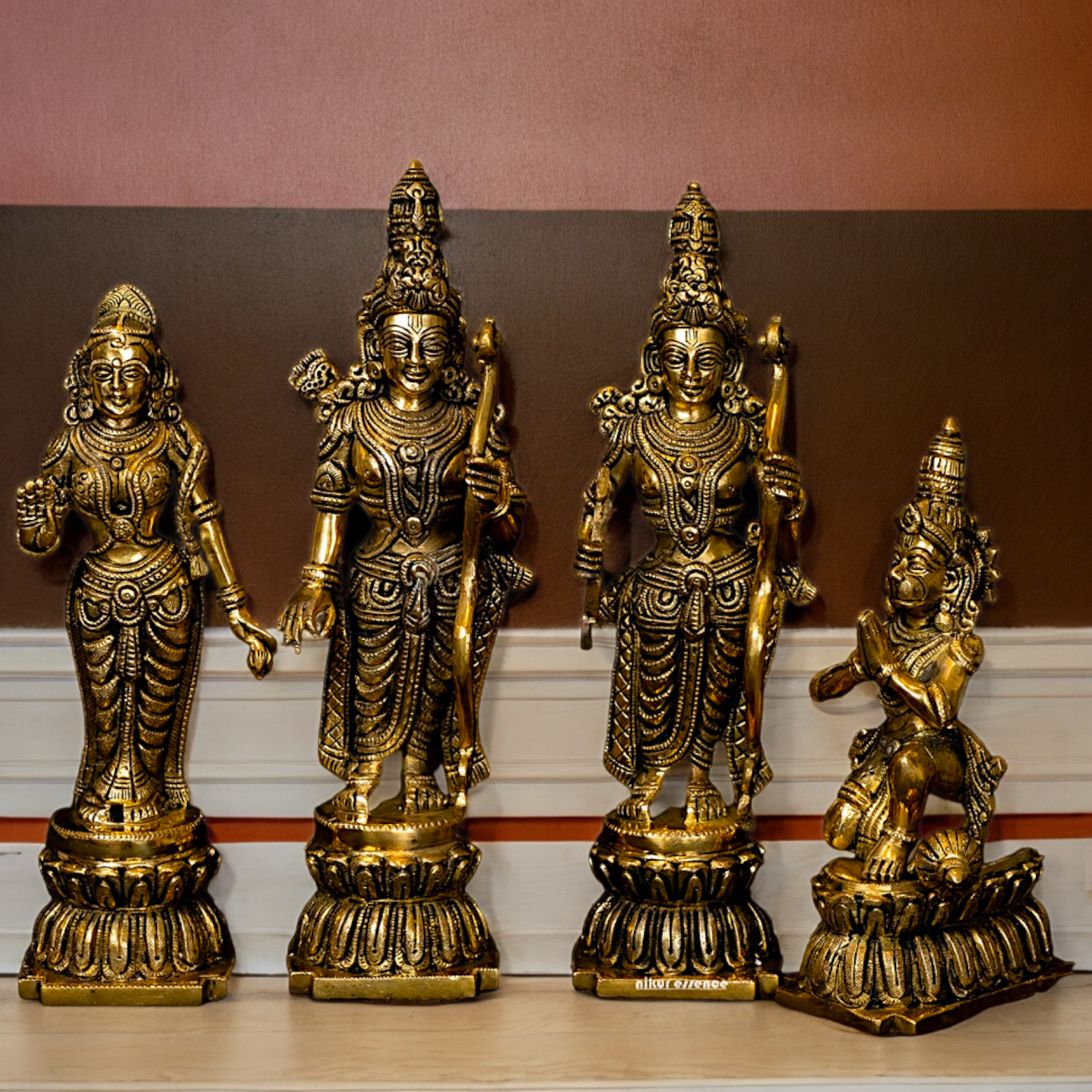 Buy Ram Darbar Idol Solid Brass - 12 inches Nikuressence