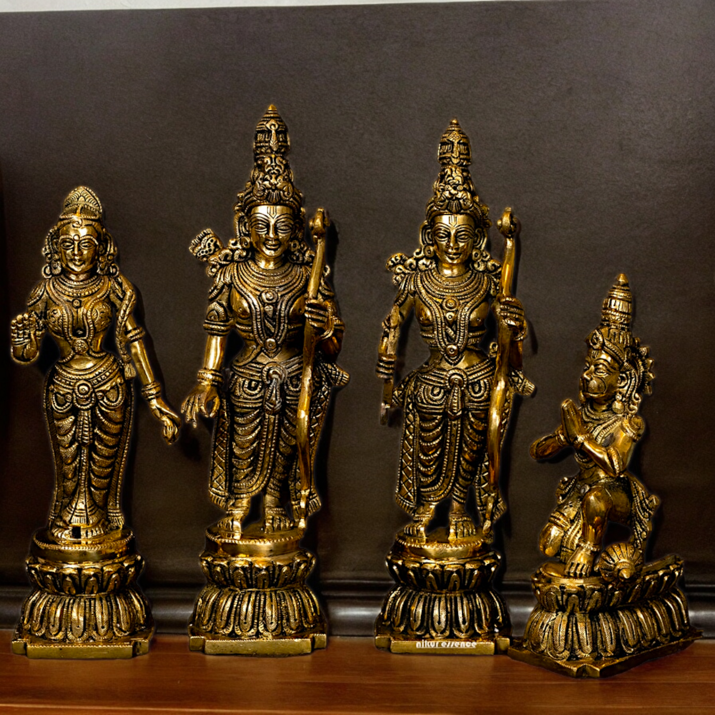 Buy Ram Darbar Idol Solid Brass - 12 inches Nikuressence