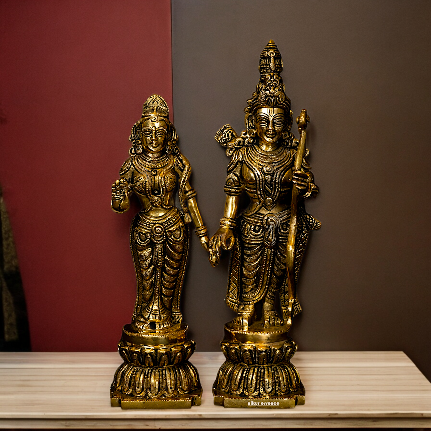 Buy Ram Darbar Idol Solid Brass - 12 inches Nikuressence