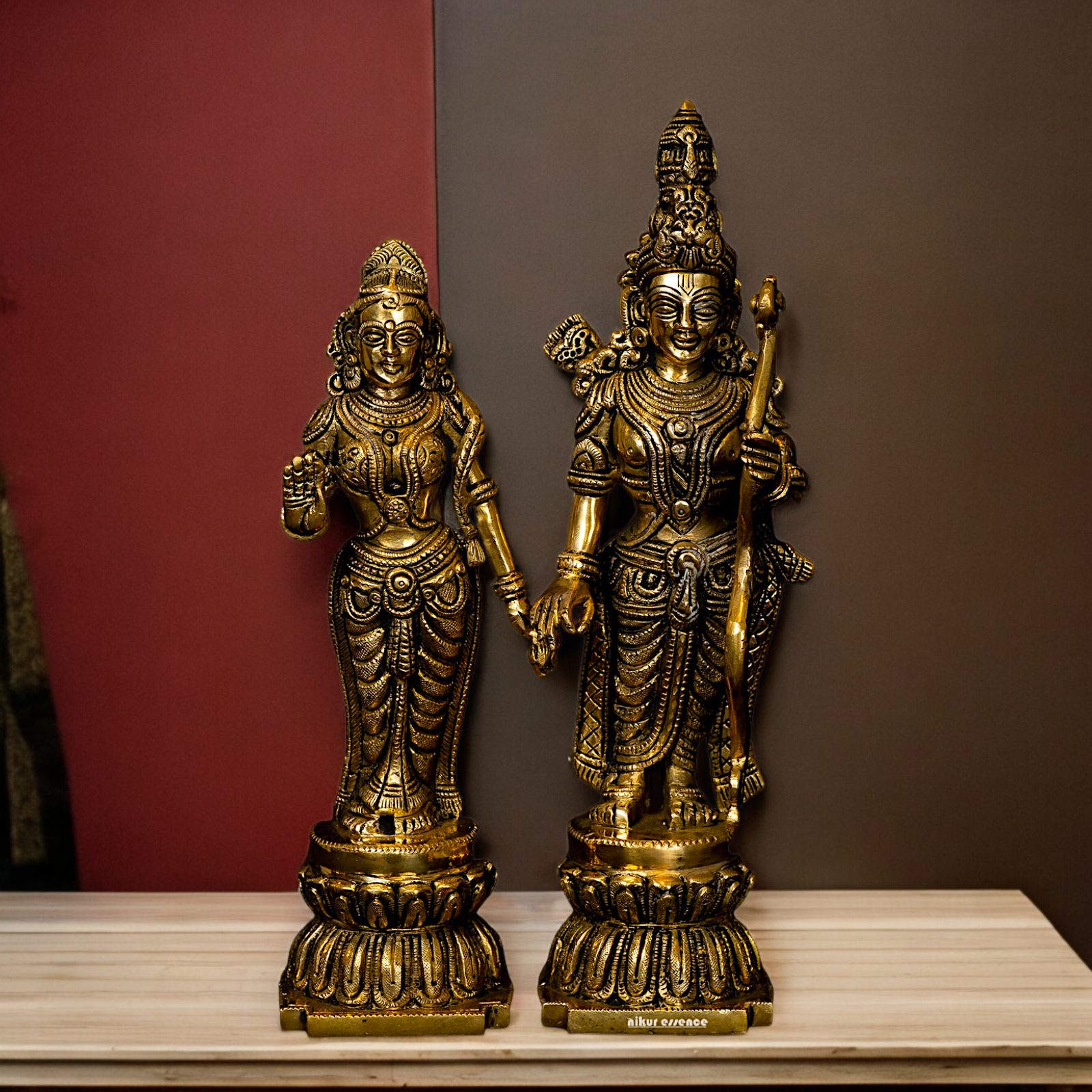 Buy Ram Darbar Idol Solid Brass - 12 inches Nikuressence