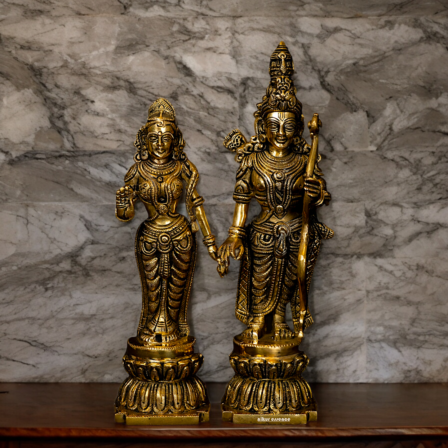 Buy Ram Darbar Idol Solid Brass - 12 inches Nikuressence