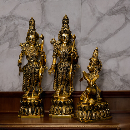 Buy Ram Darbar Idol Solid Brass - 12 inches Nikuressence