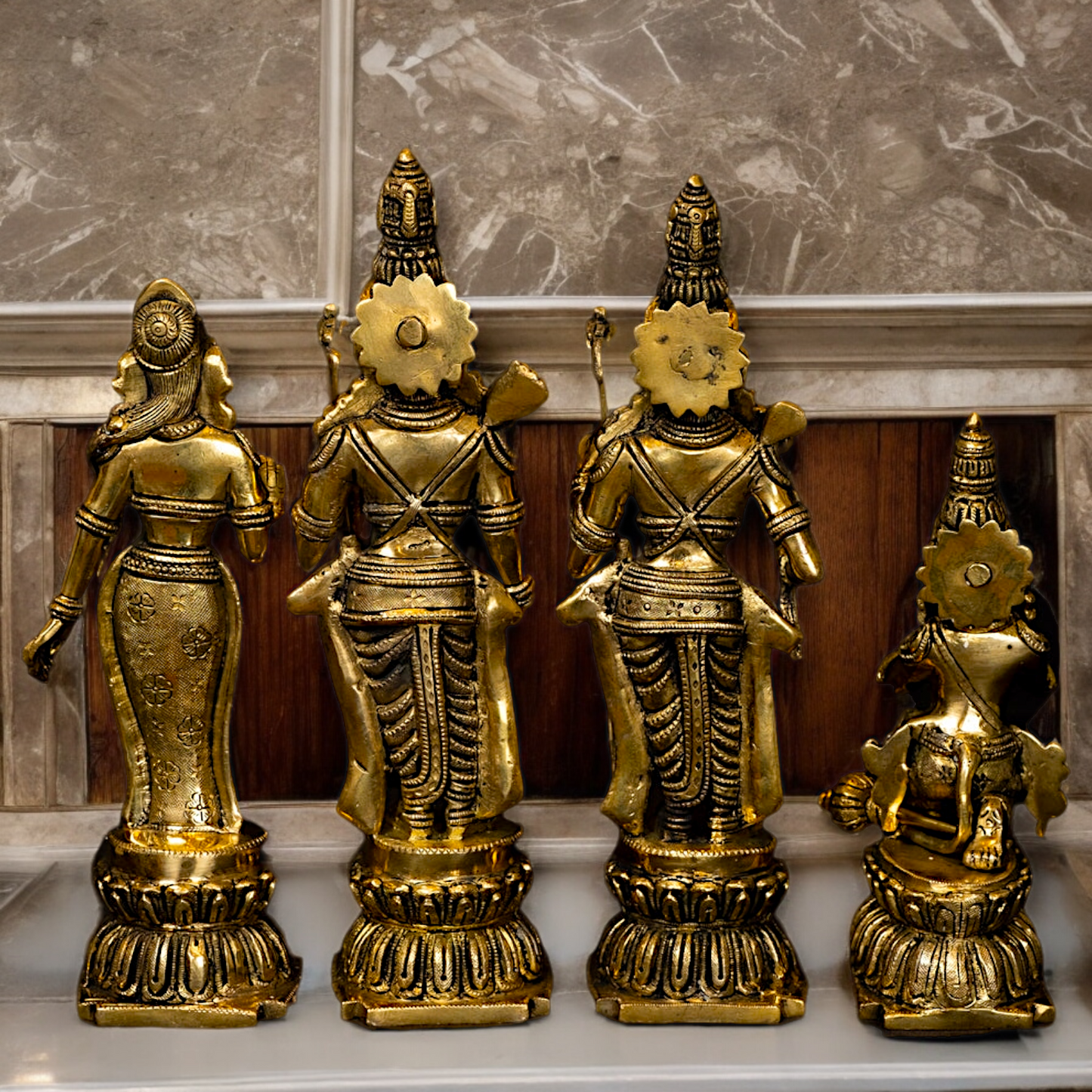 Buy Ram Darbar Idol Solid Brass - 12 inches Nikuressence