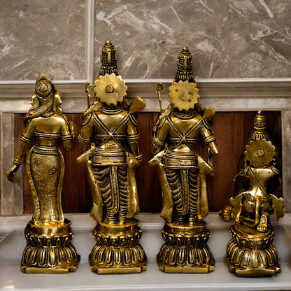 Buy Ram Darbar Idol Solid Brass - 12 inches Nikuressence