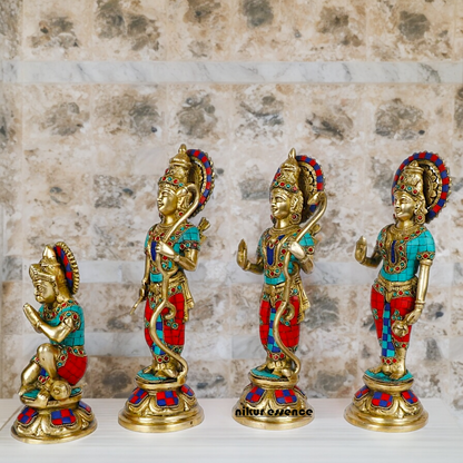Buy Ram Darbar Idol Brass with Stone Work - 12.5 inches Nikuressence