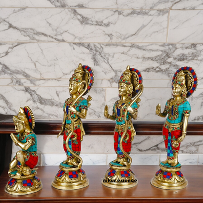 Buy Ram Darbar Idol Brass with Stone Work - 12.5 inches Nikuressence