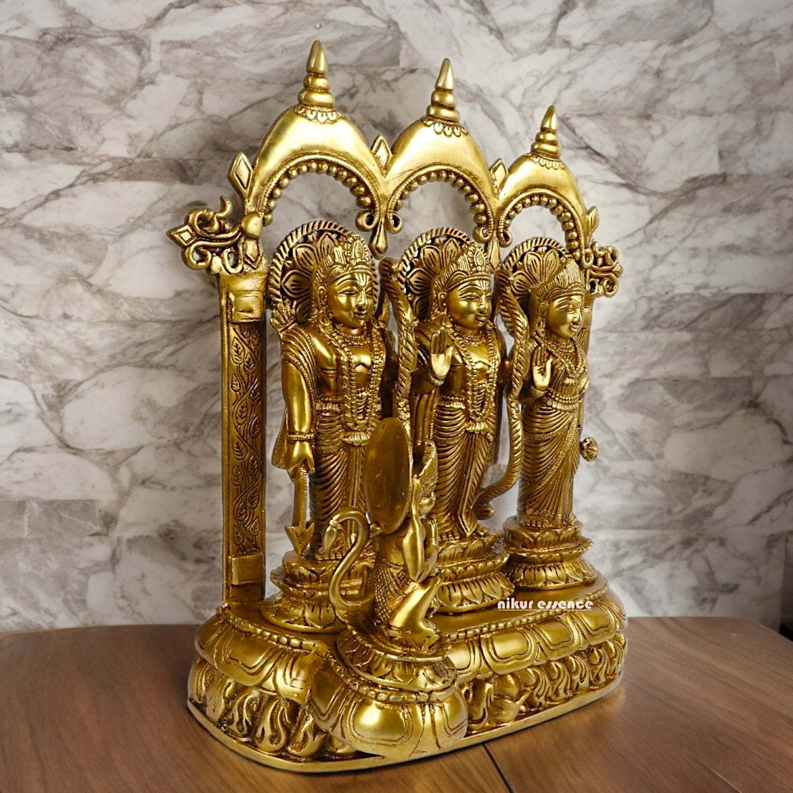 Solid Braas Ram Darbar Statue - 16 inches Nikuressence
