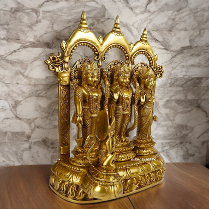 Solid Braas Ram Darbar Statue - 16 inches Nikuressence