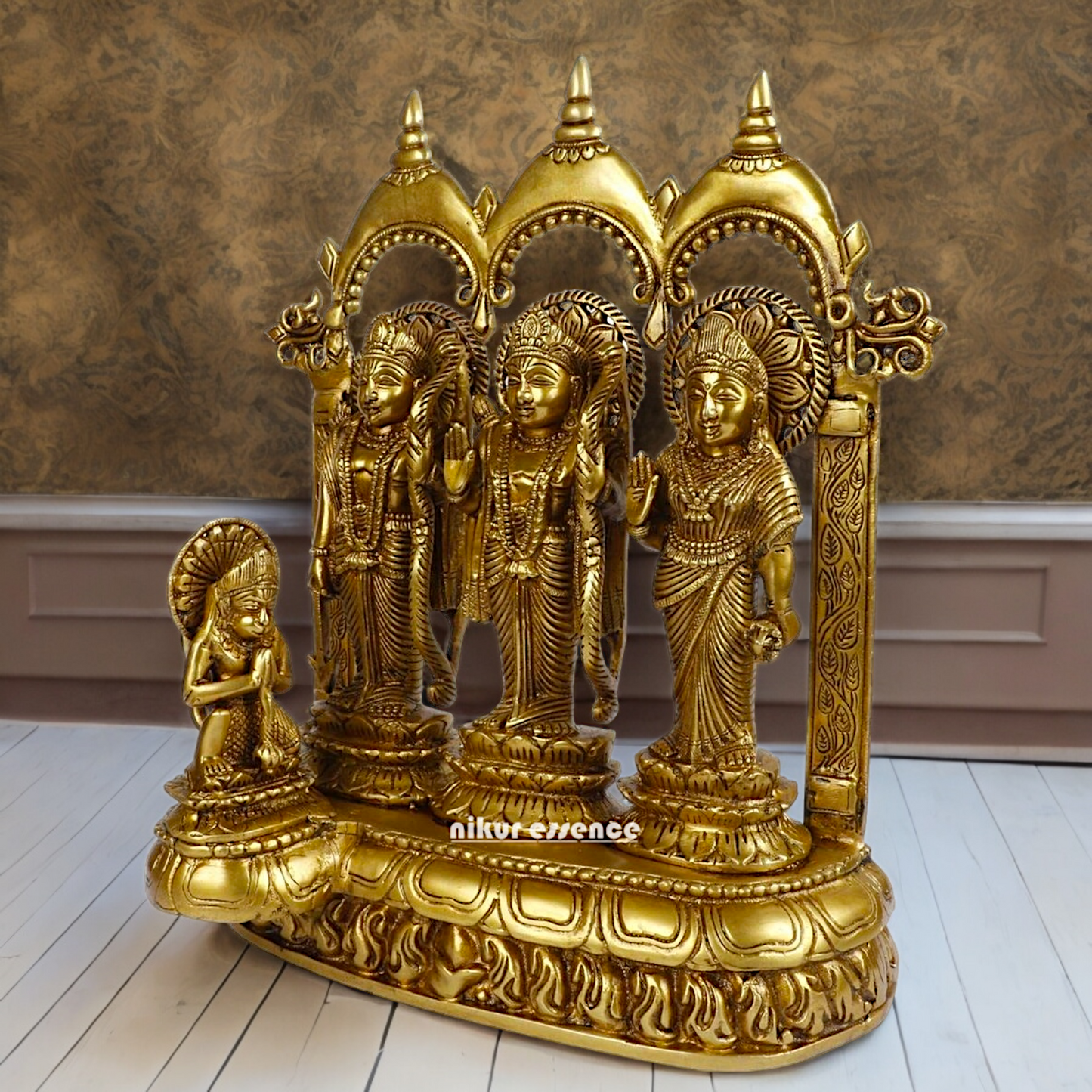 Solid Braas Ram Darbar Statue - 16 inches Nikuressence