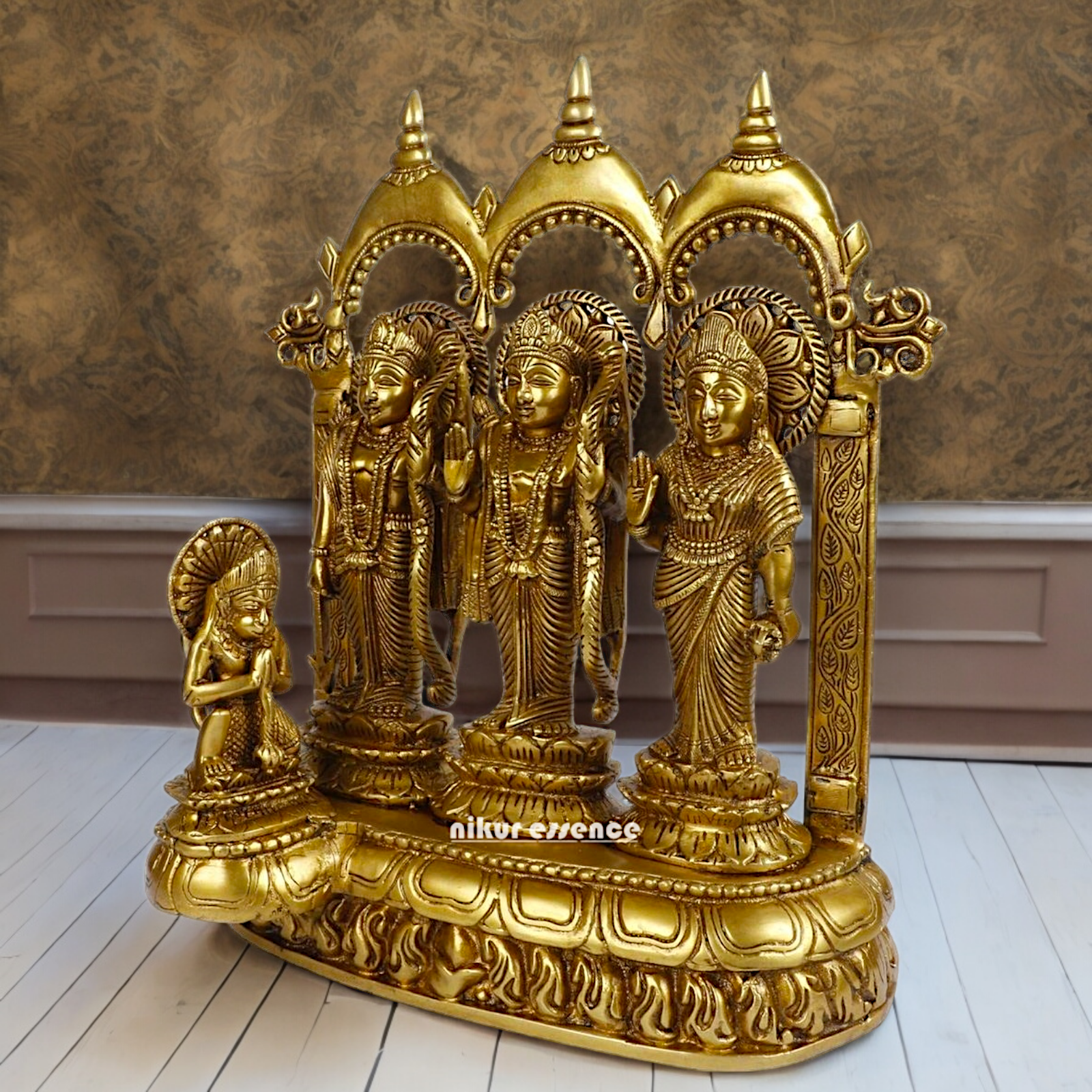 Solid Braas Ram Darbar Statue - 16 inches Nikuressence