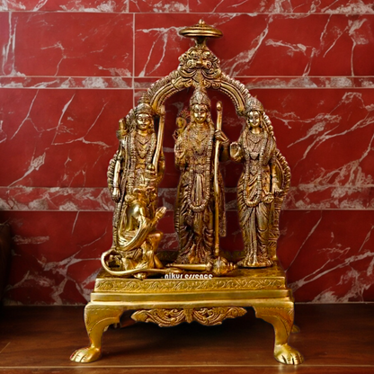 Large Ram Parivar Brass Idol - 13.386 inches Nikuressence