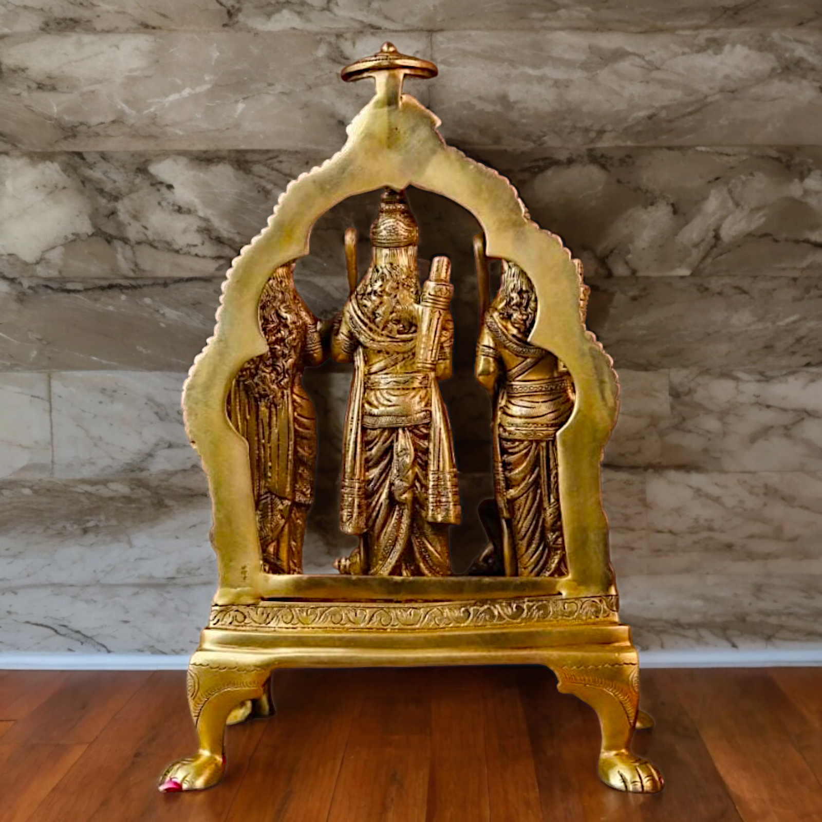 Large Ram Parivar Brass Idol - 13.386 inches Nikuressence