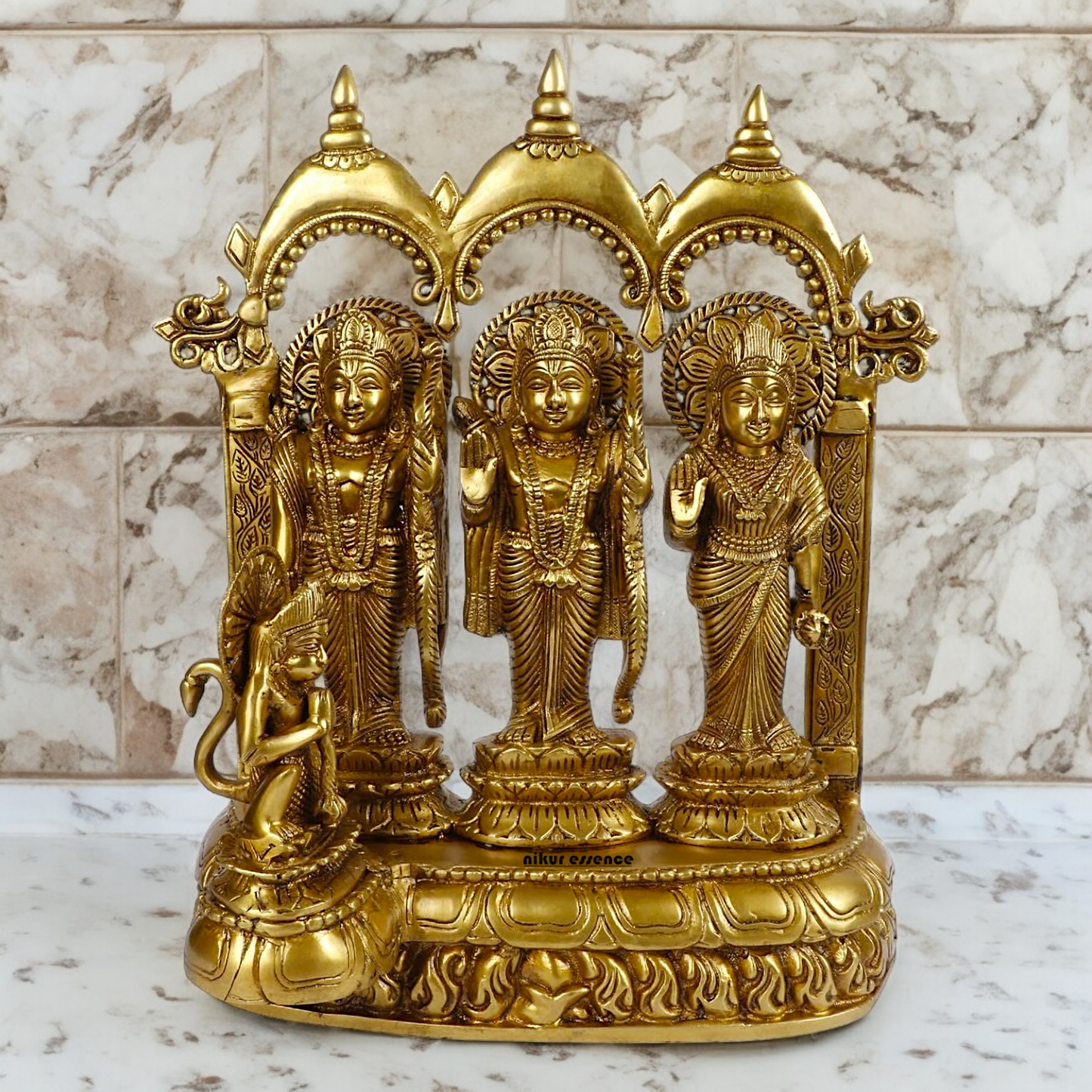 Solid Braas Ram Darbar Statue - 16 inches Nikuressence