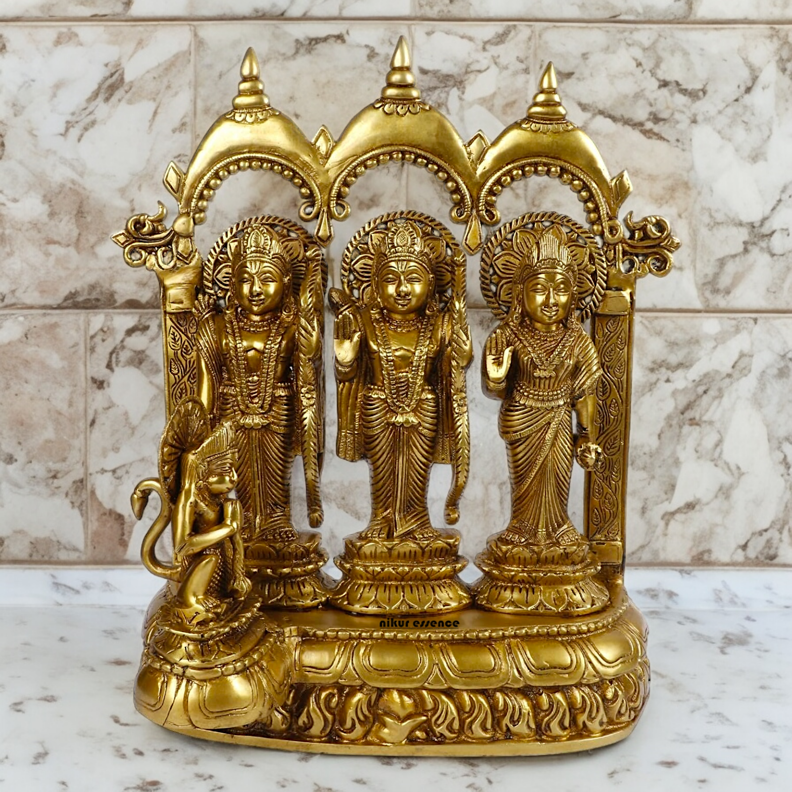 Solid Braas Ram Darbar Statue - 16 inches Nikuressence