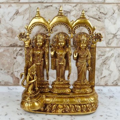 Solid Braas Ram Darbar Statue - 16 inches Nikuressence