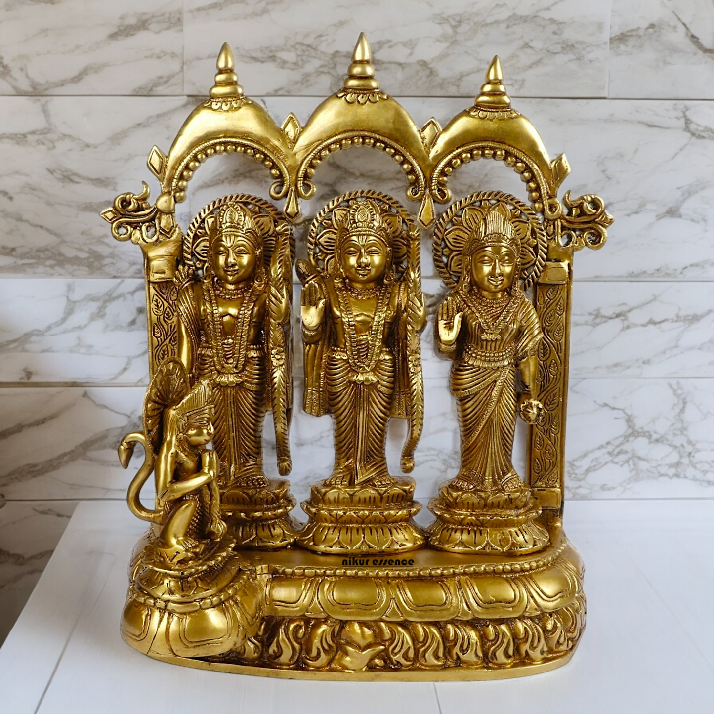 Solid Braas Ram Darbar Statue - 16 inches Nikuressence