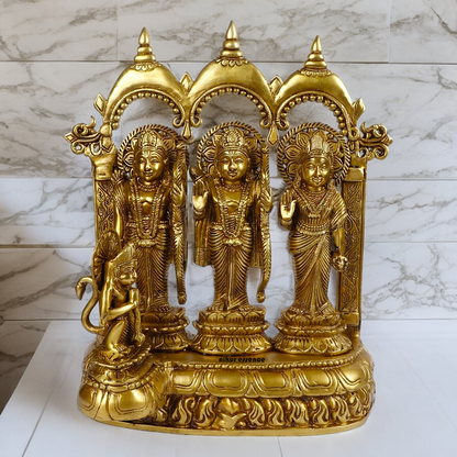 Solid Braas Ram Darbar Statue - 16 inches Nikuressence