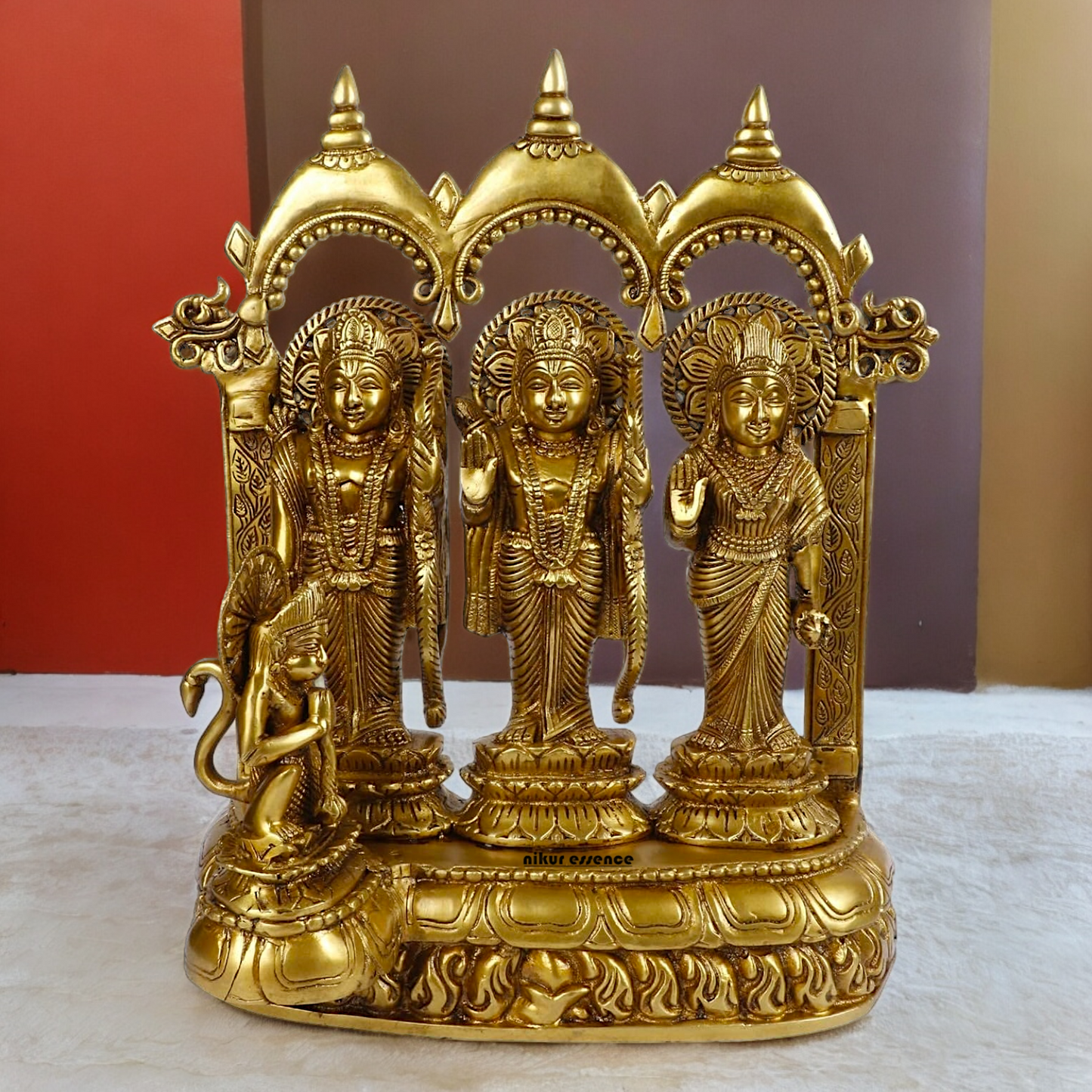 Solid Braas Ram Darbar Statue - 16 inches Nikuressence