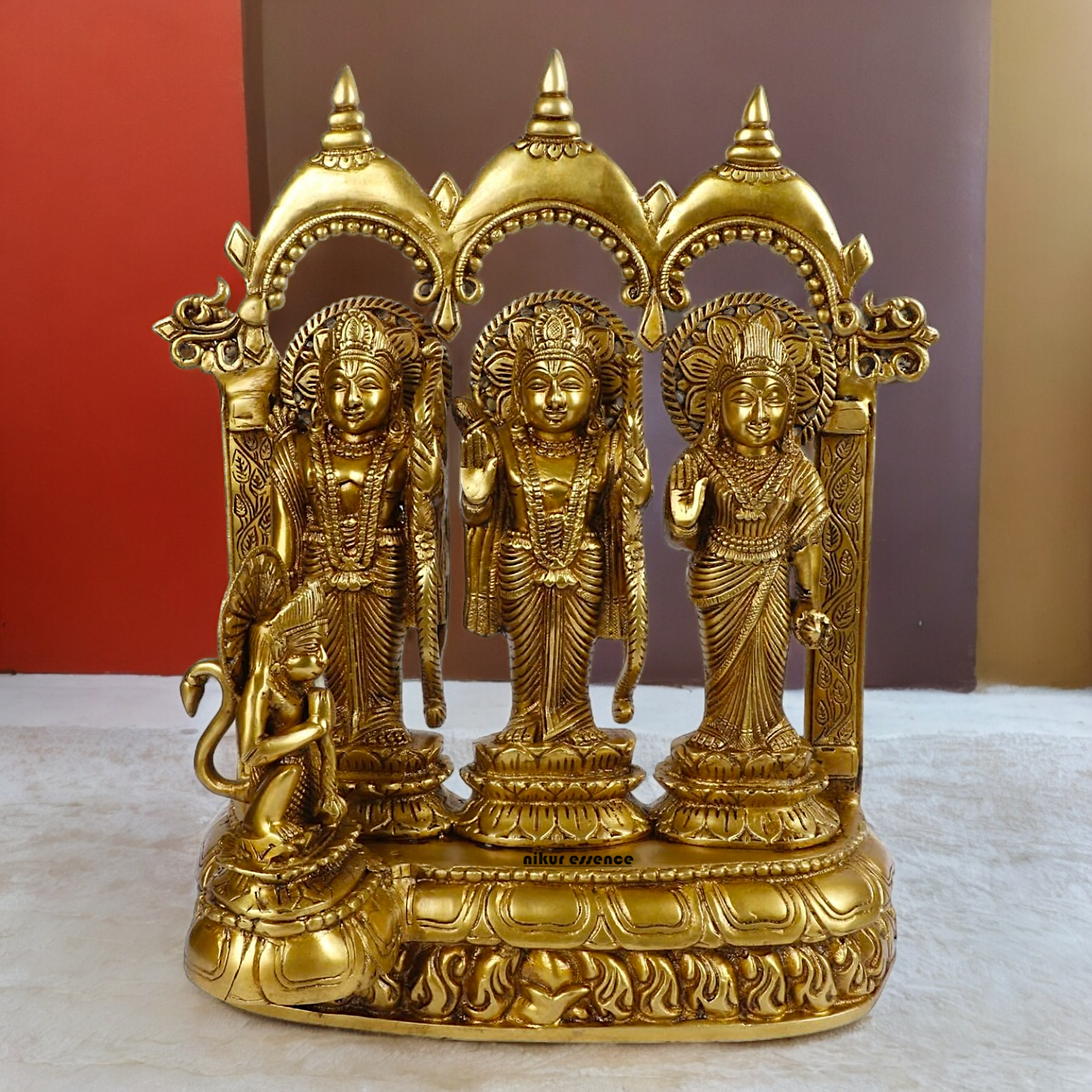 Solid Braas Ram Darbar Statue - 16 inches Nikuressence