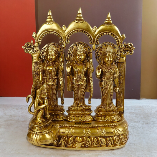 Solid Braas Ram Darbar Statue - 16 inches Nikuressence