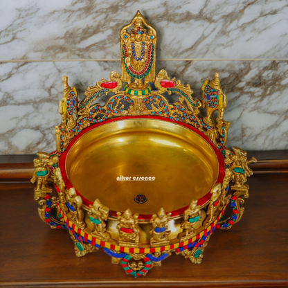 Shop Balaji Urli With Stone Work - 17 inch Nikuressence