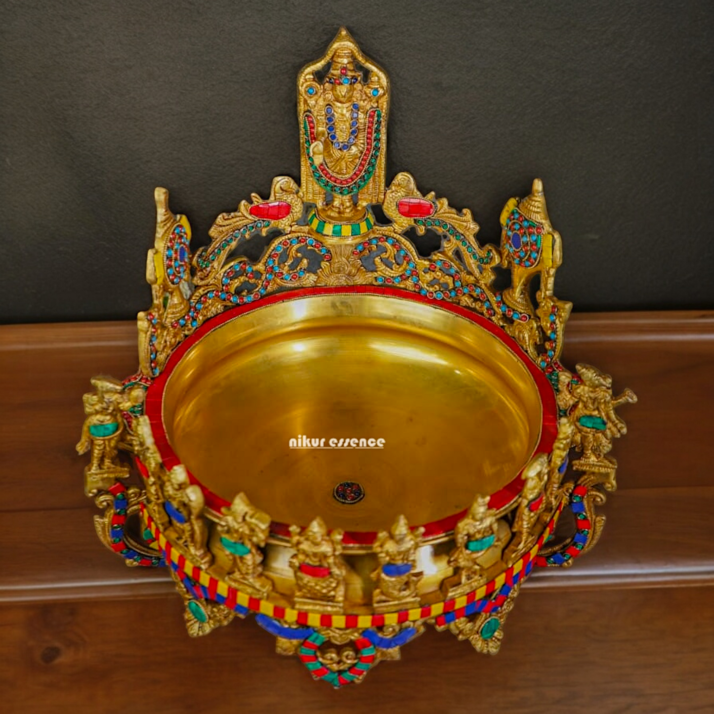 Shop Balaji Urli With Stone Work - 17 inch Nikuressence