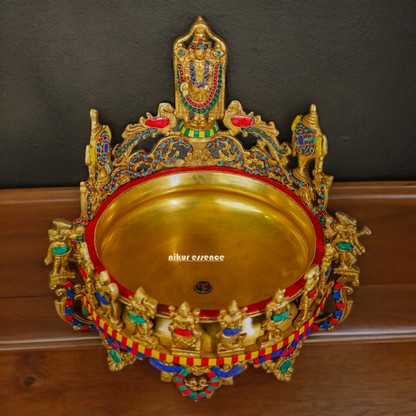 Shop Balaji Urli With Stone Work - 17 inch Nikuressence