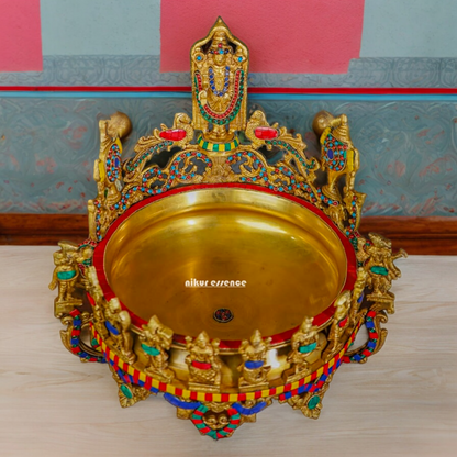 Shop Balaji Urli With Stone Work - 17 inch Nikuressence