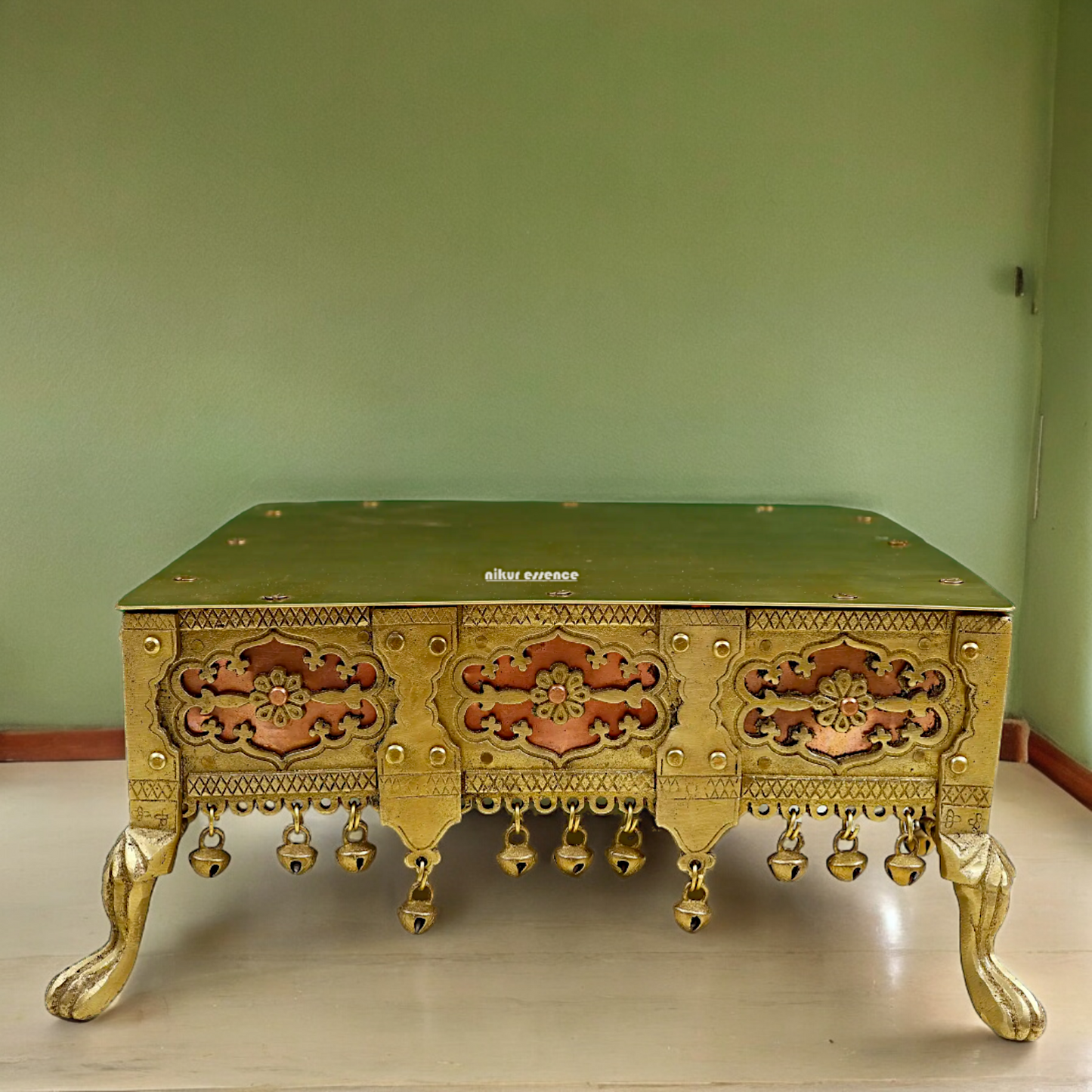 Buy Brass Chowki - 13 inches Nikuressence