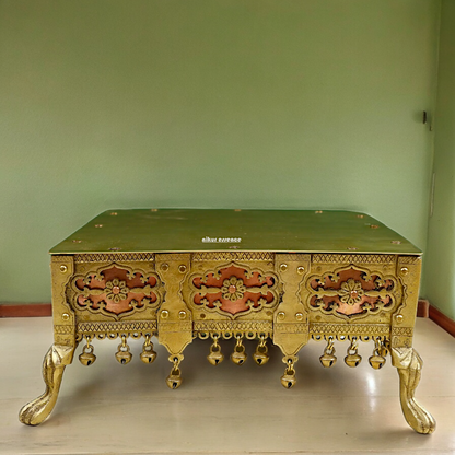 Buy Brass Chowki - 13 inches Nikuressence