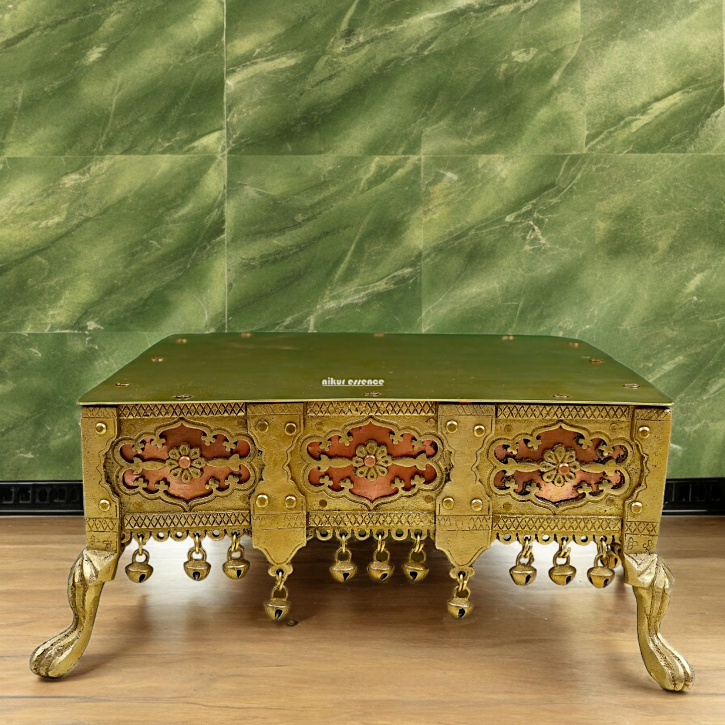 Buy Brass Chowki - 13 inches Nikuressence