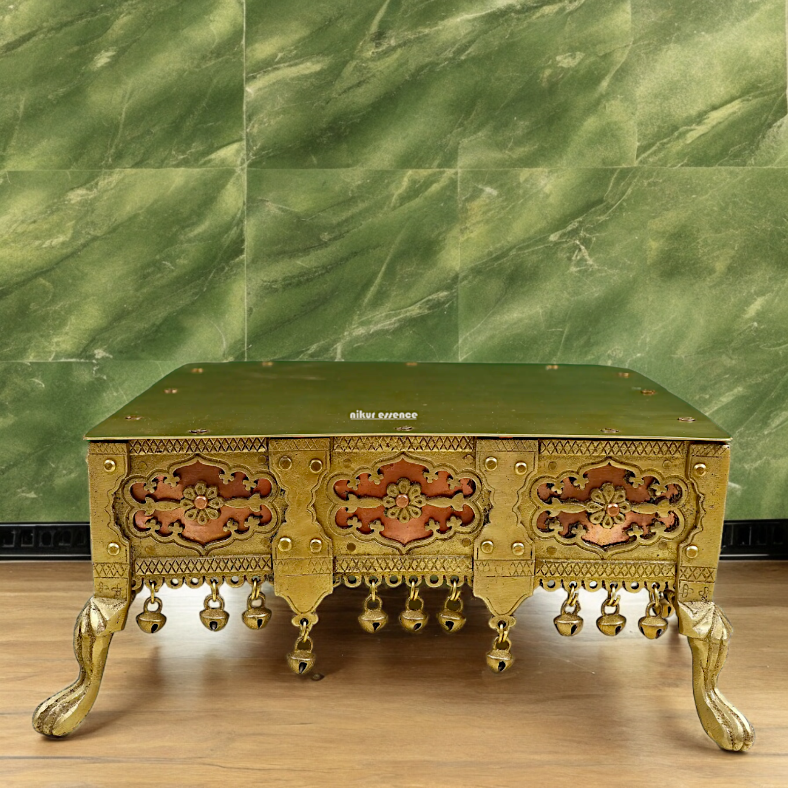 Buy Brass Chowki - 13 inches Nikuressence