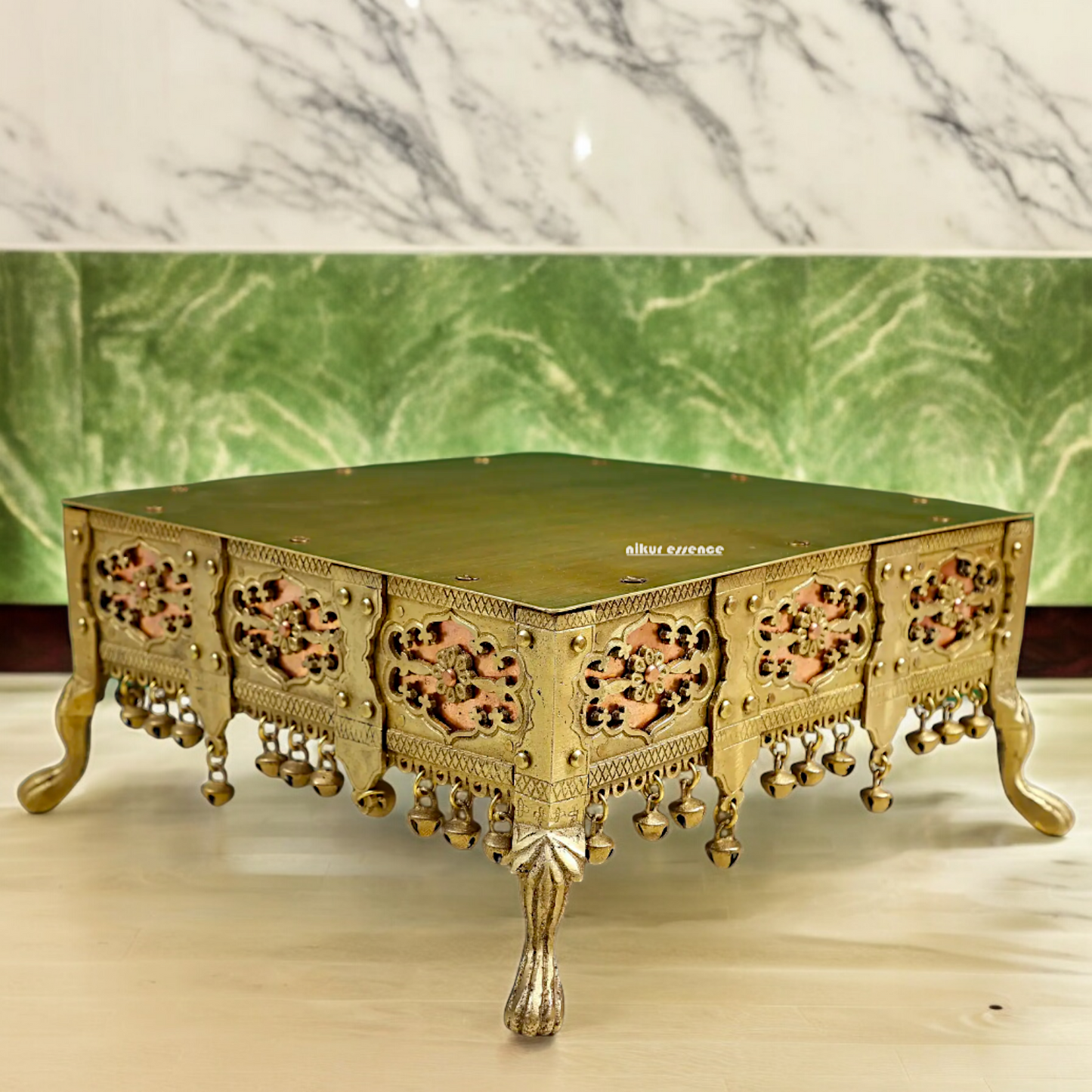 Buy Brass Chowki - 13 inches Nikuressence