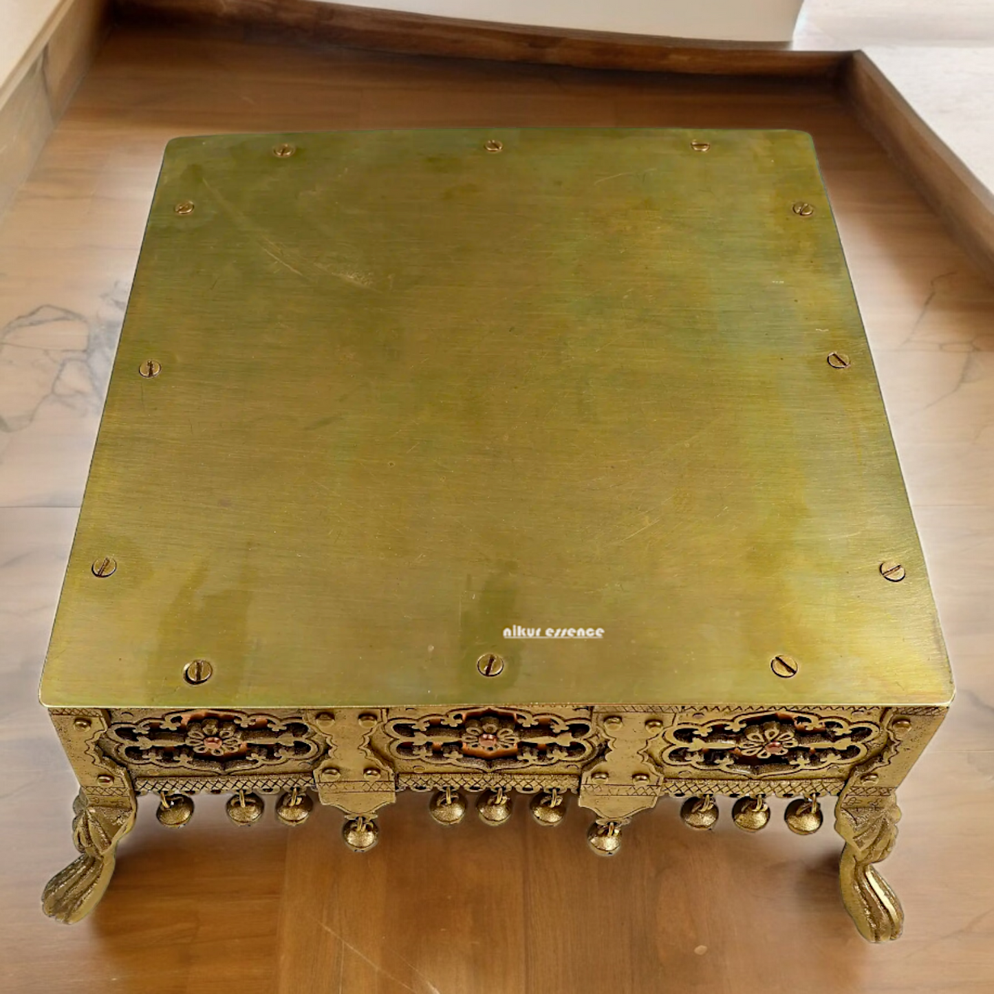 Buy Brass Chowki - 13 inches Nikuressence