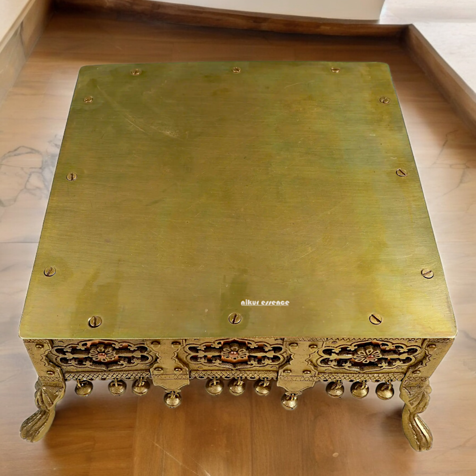 Buy Brass Chowki - 13 inches Nikuressence