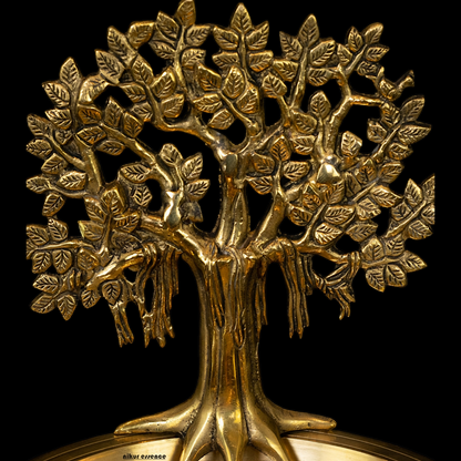 Large Tree Urli Braas - 14 inches Nikuressence