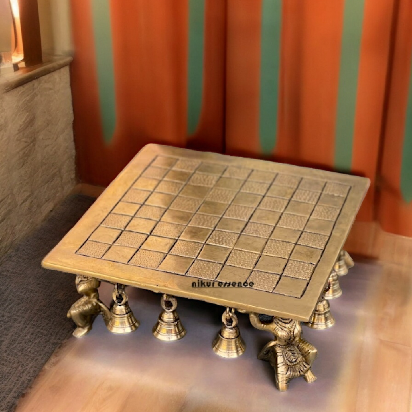 Brass Chess Board Game - 9.5 Inches Nikuressence