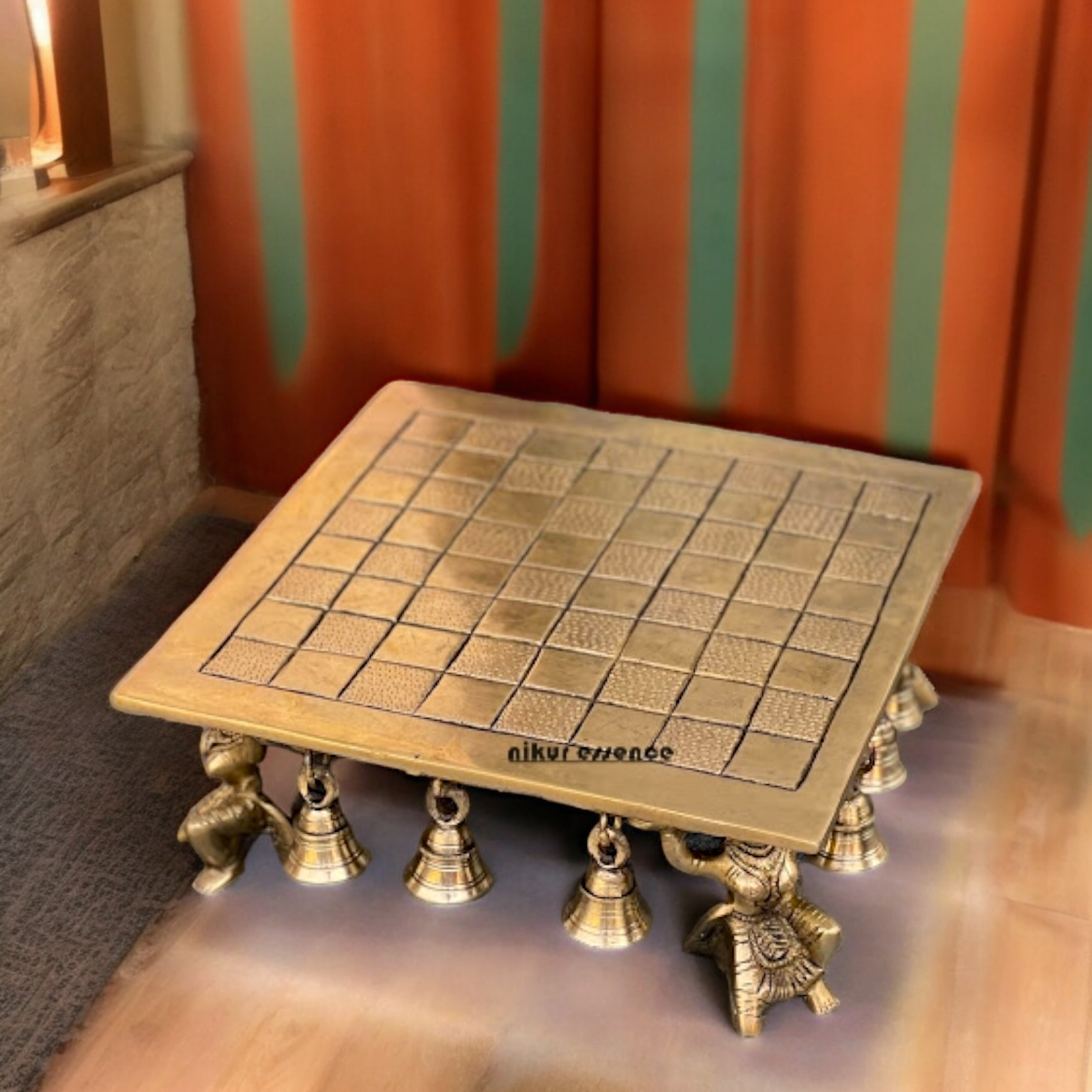 Brass Chess Board Game - 9.5 Inches Nikuressence