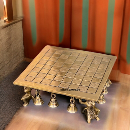 Brass Chess Board Game - 9.5 Inches Nikuressence