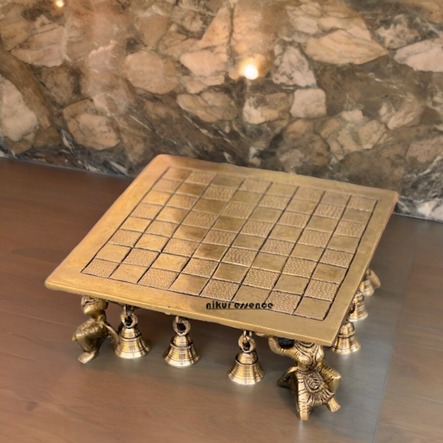 Brass Chess Board Game - 9.5 Inches Nikuressence
