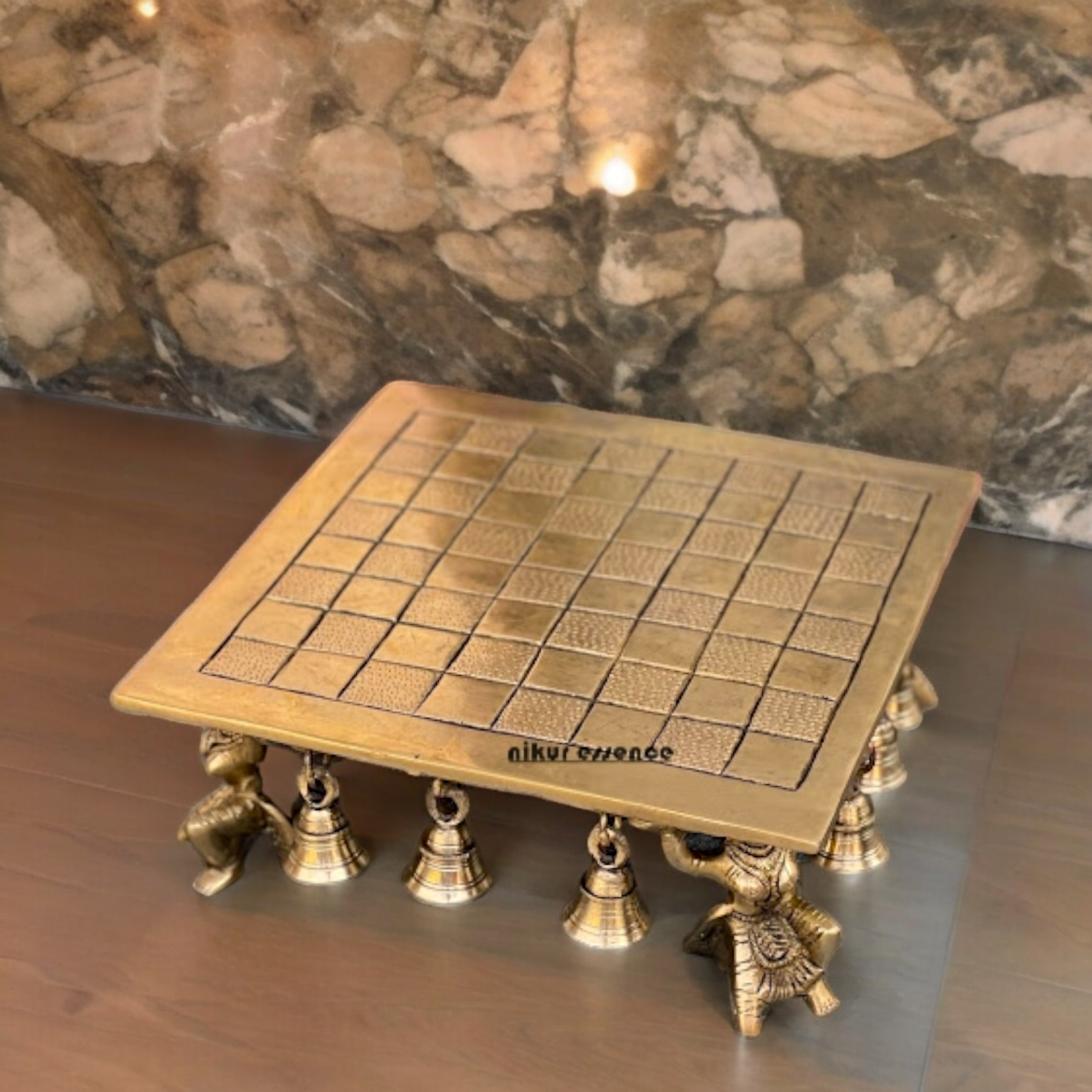Brass Chess Board Game - 9.5 Inches Nikuressence