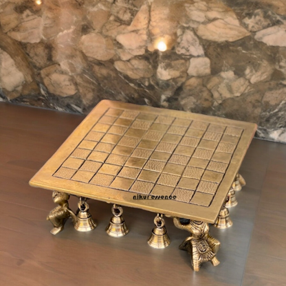 Brass Chess Board Game - 9.5 Inches Nikuressence