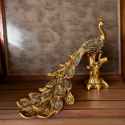 Buy Peacock Solid Brass Idol - 12 inches Nikuressence
