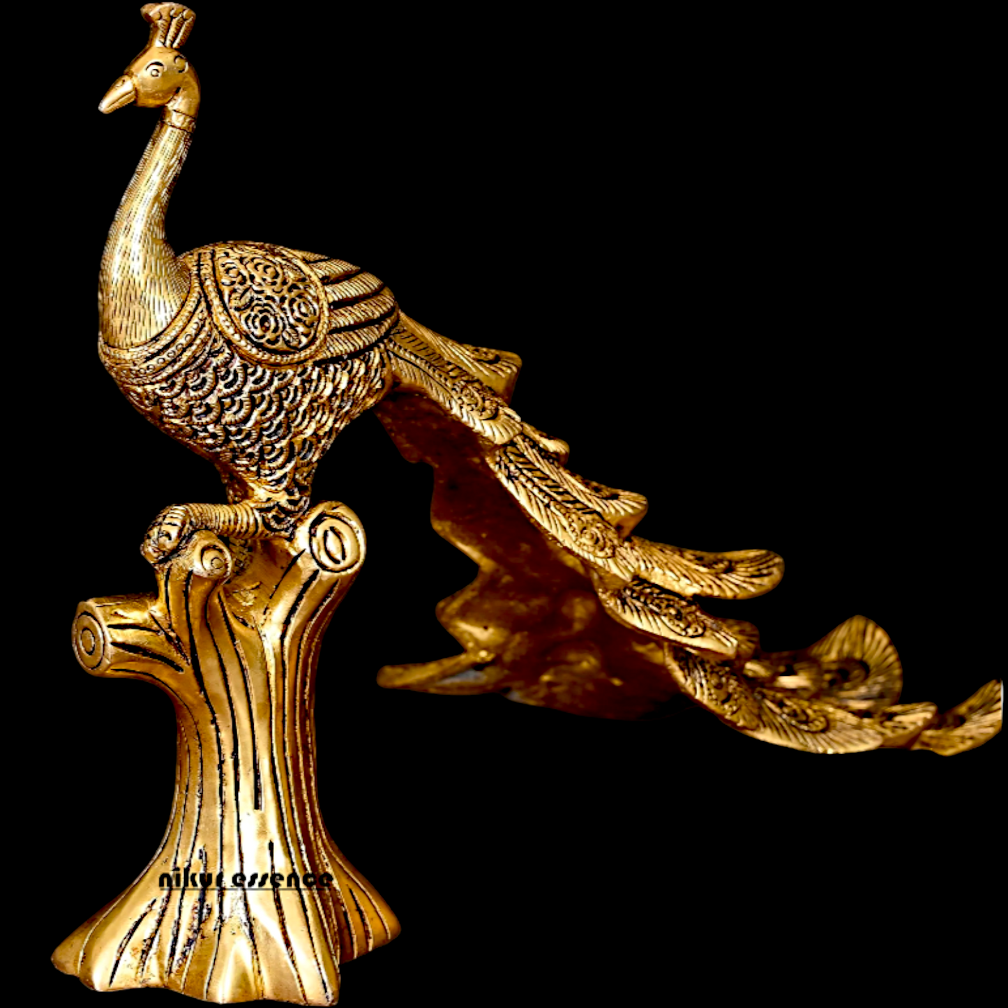 Buy Peacock Solid Brass Idol - 12 inches Nikuressence